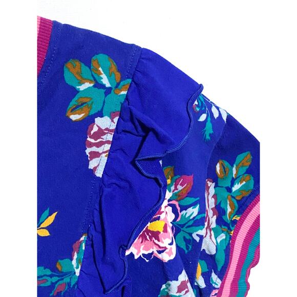 Matilda Jane Moments With You Passing Notes Top Shirt Girl 14 Ruffle Floral Boho - Picture 2 of 6